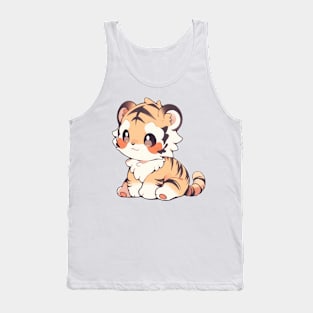 Cute little baby tiger Tank Top